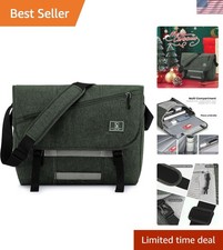 Stylish Water-Resistant Satchel for 15.6 Inch Laptop - Adjustable Shoulder Strap