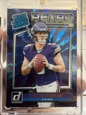 2024 Rated Rookie Retro J.J. McCarthy  Purple Shock