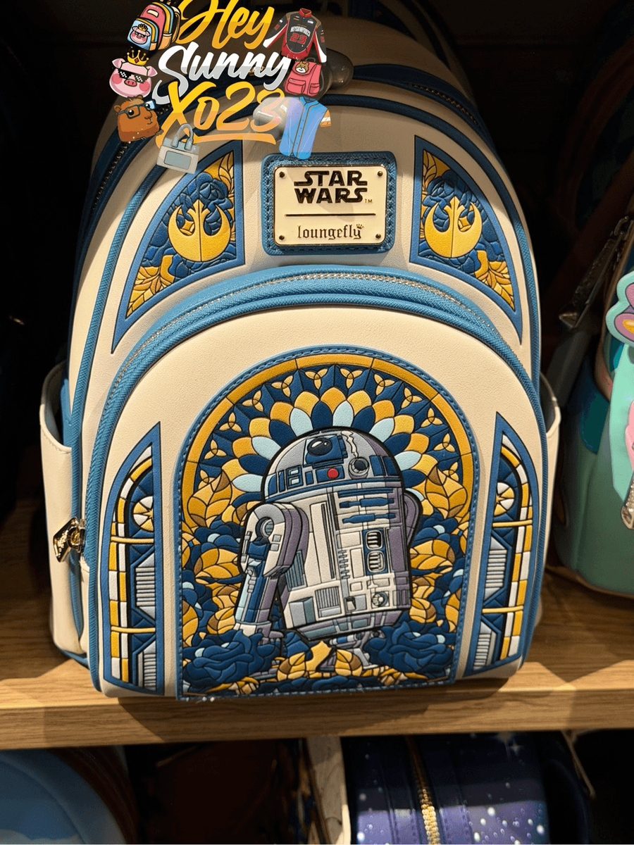 Loungefly Star Wars R2-D2 Stained Glass Portrait Mini Backpack | eBay