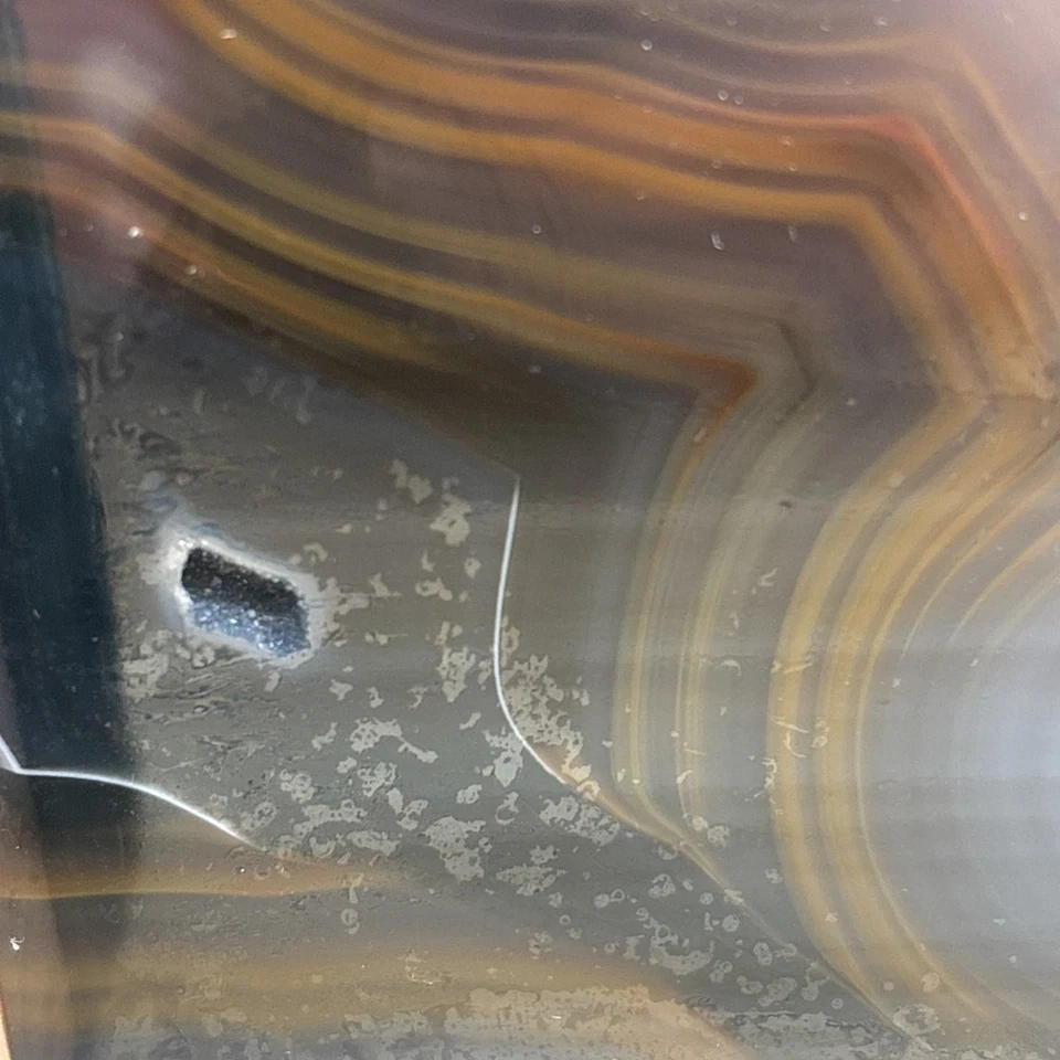 Sujetalibros de ágata cristal geoda centro piedra natural extremo libro estantería decoración 4,25 Foto 2 de 4