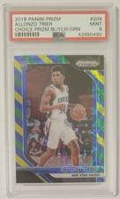 Panini NBA Prizm 2018-19 Card 209 Allonzo Trier Blue Ylw Grn Rookie PSA 9 Mint