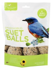 Pacific Bird  Supply Co. Smorgasbug Suet Balls, 6pk