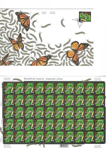 Canada Beneficial Insect 2328  full pane and FDc (623)
