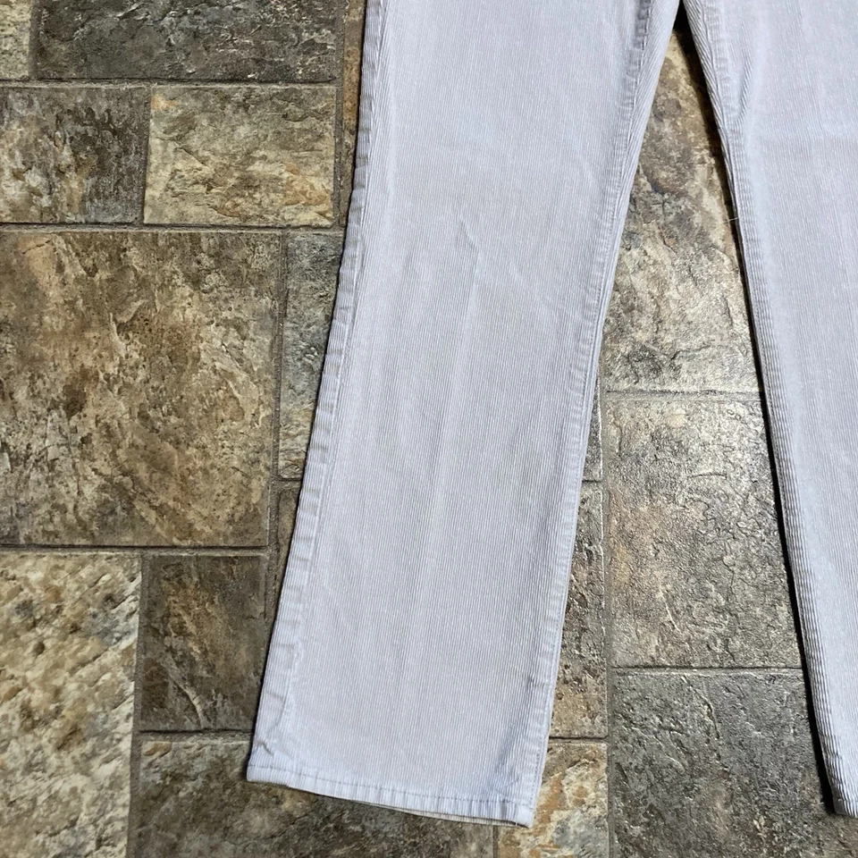 Volcom Corduroy Kinkade Pants Size 30x30 White Classic Straight Leg Cotton - Image 3 of 4