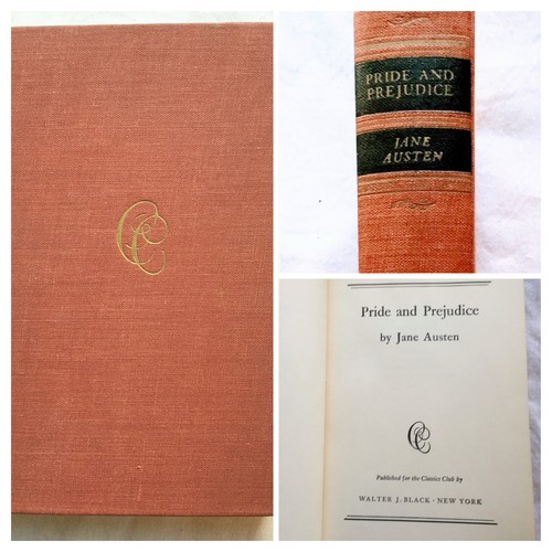 Pride and Prejudice, Jane Austen, Classics Club Edition ~ Walter Black red cloth