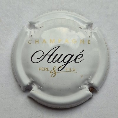 Champagnerkapsel Augé Père & Fils  ️ Nr. 17c - Weiß, Schwarz, Gold
