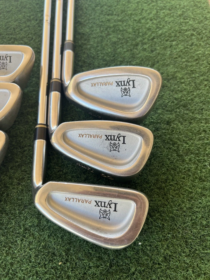 Nice Condition Lynx Parallax 3-8, SW Irons Original Lynx Stiff Flex Steel Shafts - Image 4 of 4