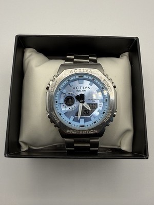 Activa Signal X Invicta Digital Unisex Watch - 45.5mm (Silver) #ACEM423-003