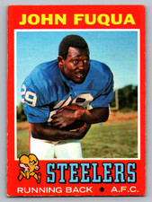 1971 TOPPS #76 JOHN FUQUA STEELERS ROOKIE