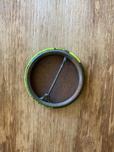 HANG UP ON WAR button 2" 1966 War Tax Resistance anti-vietnam war protest ORIG - Picture 2 of 2