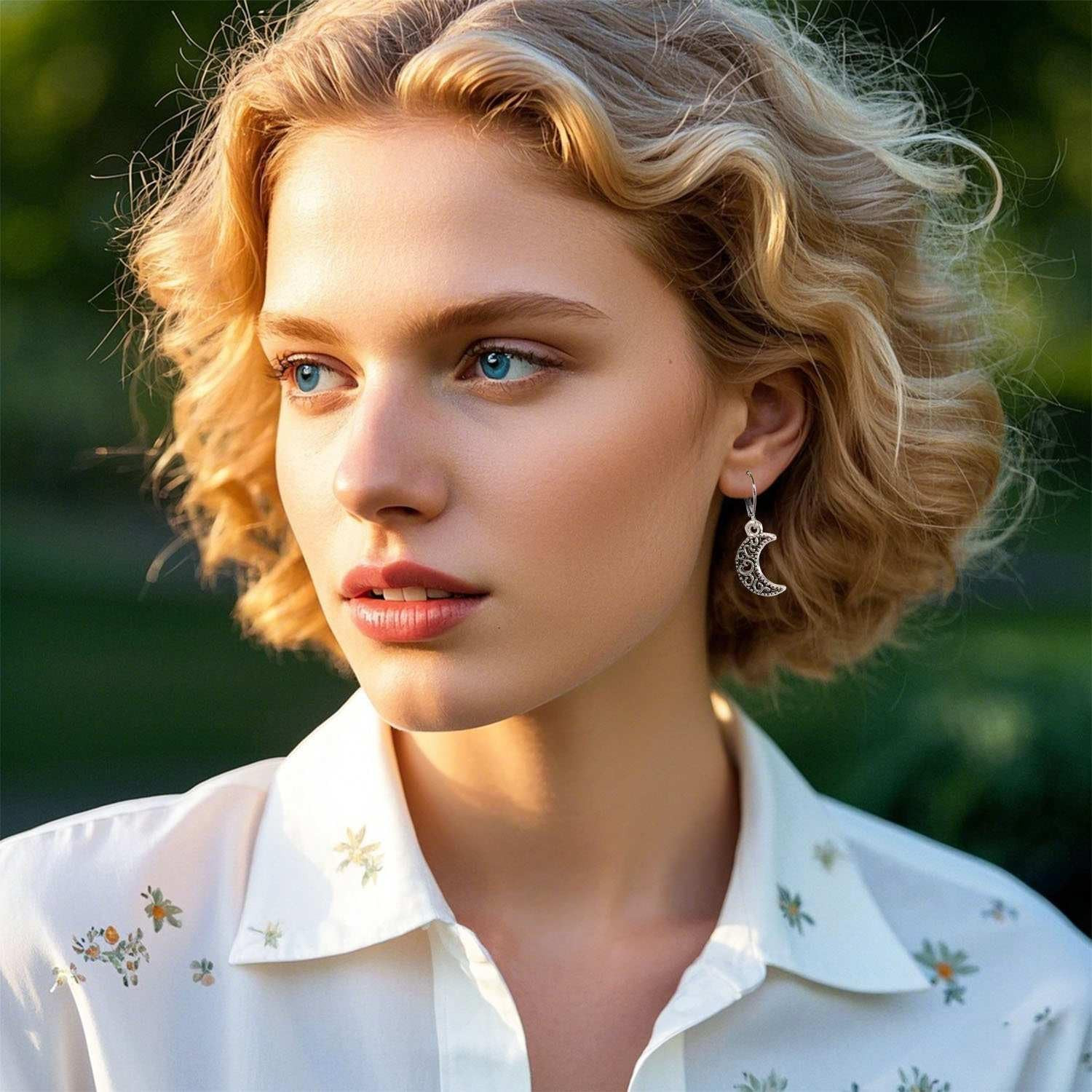 50 Pcs Leverback Earring Hooks Jewelry Findings Ear Wires for DIY Earrings Silve