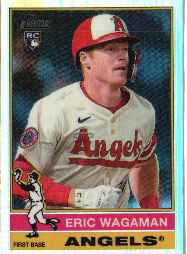 2025 Topps Heritage #260 Eric Wagaman Chrome Refractor