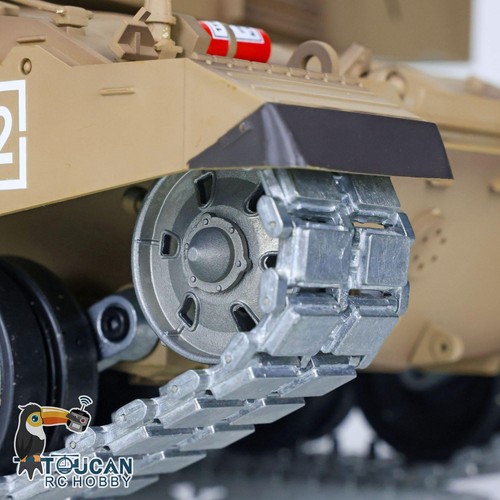 Henglong 1/16 7.0 Upgraded Challenger II RTR IR BB RC Tank 3908 Metal Tracks - Picture 7 of 12