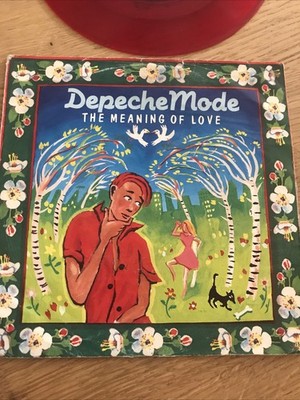 Depeche Mode -The Meaning of Love (1982) Vinyl 7` inch Single Ecke ab