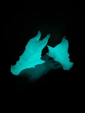 Glowing Dragon Heads ABS Sculpture 3D Printed Dragon Head Handmade Dragon 