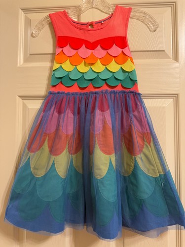 Mini Boden Rainbow Tulle Dress Size 8/9
