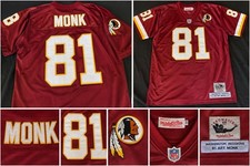 ART MONK Jersey , Size 54 - Mitchell Ness - 1...