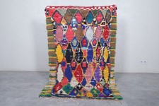 Moroccan Rug - 3.5 x 6.1 ft | Vibrant Handmade Berber Art