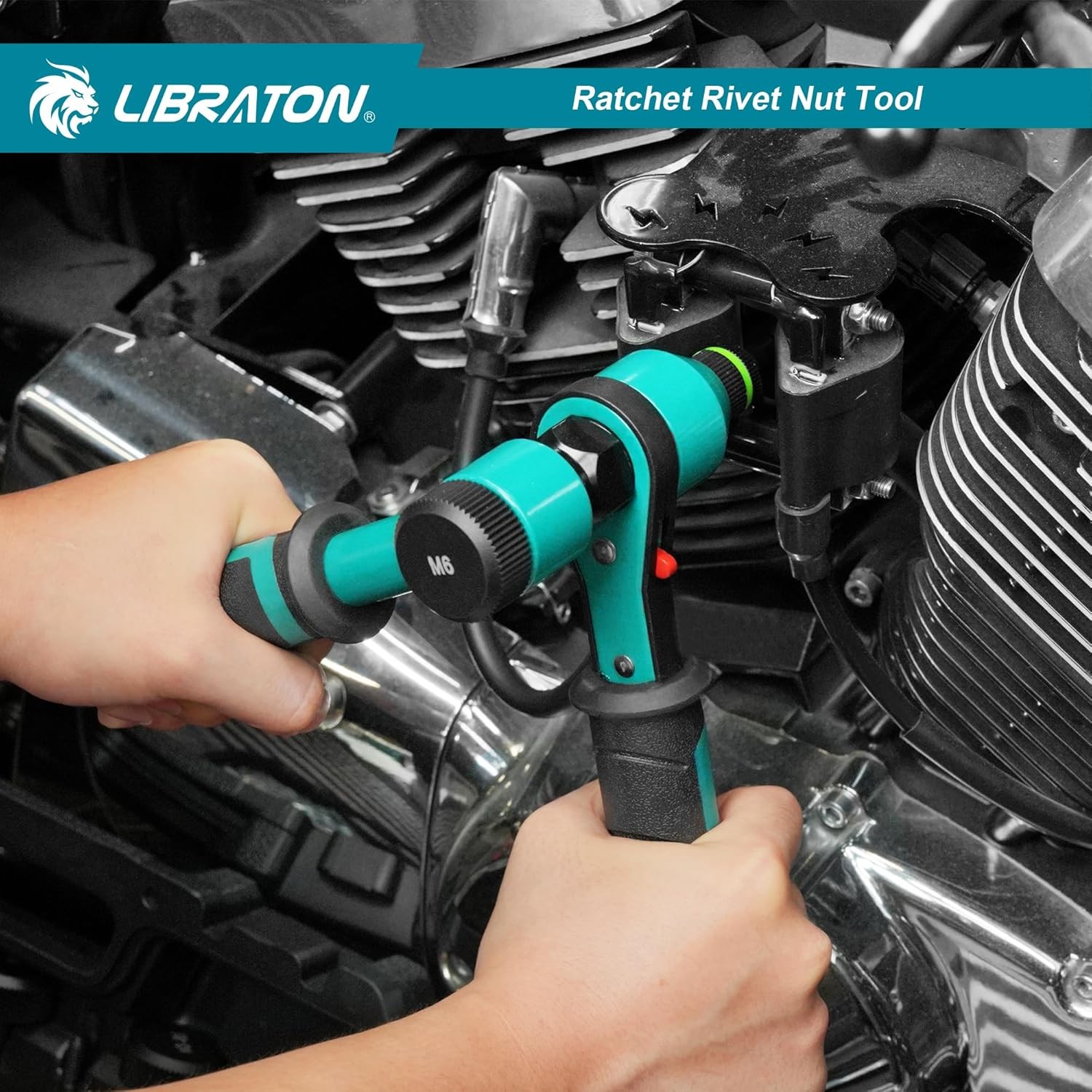 Rivet Nut Tool, Rivnut Tool, Professional Ratchet Nutsert Tool Kit, Nutsert Gun 