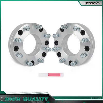2X 2'' Wheel Adapters 6x5.5'' 6x139.7 to 8x170 For Silverado Sierra 1500 1999-2025