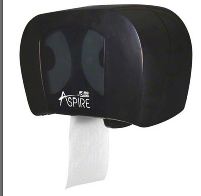 PRO-LINK   Aspire  Twin Tissue Dispenser -Black