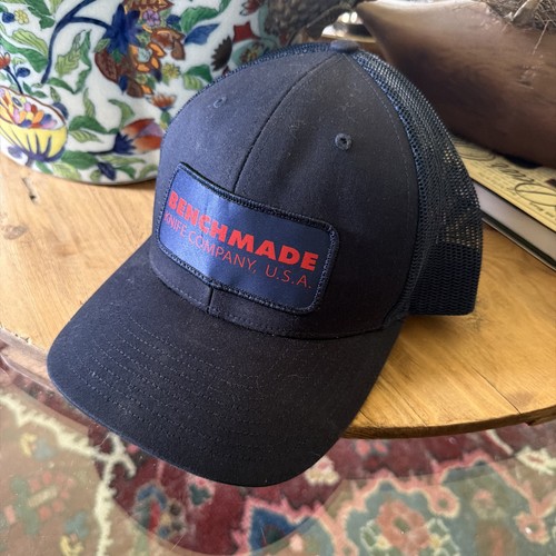 BENCHMADE Knife Company USA Dark Blue Limited Edition Shop Hat. DISCONTINUED!!