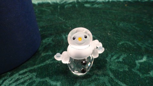 Swarovski Crystal Little Snowman with Original Box NEW - Picture 1 of 10