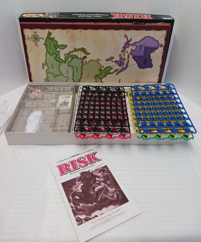 Risk Board Game by Parker Brothers The World Conquest Game Vintage Complete
