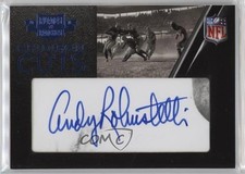 2010 Panini Plates & Patches 31/52 Andy Robustelli #38 Auto HOF 1q7