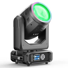 Moving Head Light DMX 250W RGB LED 18Prism Gobo Rainbow Effect Stage Light Disco