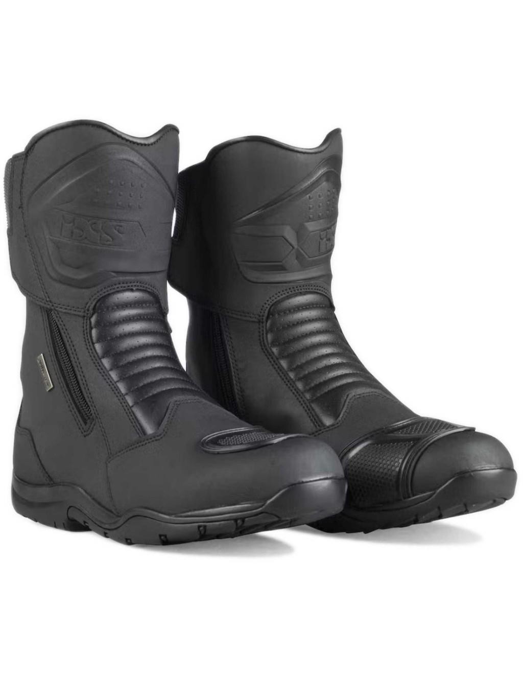 Bottes moto IXS Pacego ST Noir 39 en microfibre robuste et finitions haut de gamme