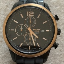 Boccia Titanium Herren Chronograph Armbanduhr mit der  Modellnummer 3759-04
