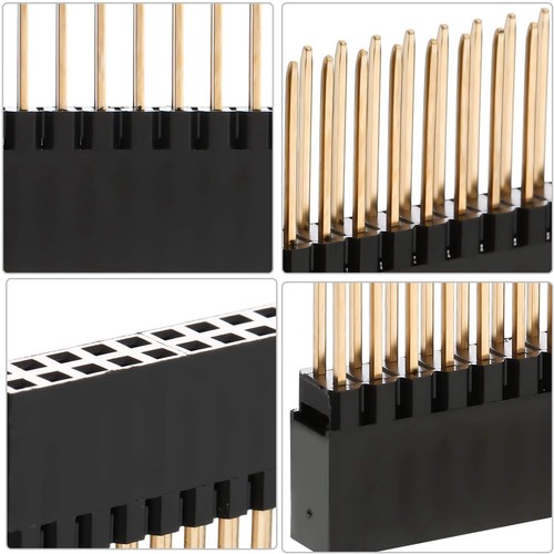 8 Pièces, 2X20 (40 Broches) Extra-Haut En-Tête D'Empilage de Pas de2743 - Afbeelding 3 van 7