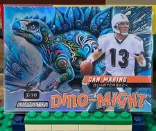 Dan Marino - 2024 Wild Card Alumination Dino-Might - Blue Stegasauras 7/10