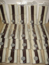 NEU ! 20 Pakete Bastelfilz weiß/dunkelbraun jeweils 3 Stücke je 18 x 18 cm OVP