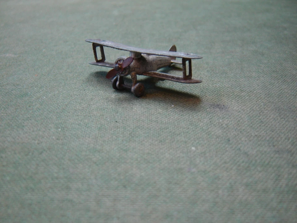 1936 Dinky Toys 60p Diecast Gloster Gladiator Plane Pre-war Version 1936 - 1939 - Image 3 of 4