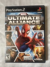 Marvel Ultimate Alliance (Sony PlayStation 2, 2006) Complete, CIB Black Label