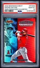 2020 BOWMAN'S BEST 2000 FRANCHISE FAVORITES #FFASO SHOHEI OHTANI PSA 10