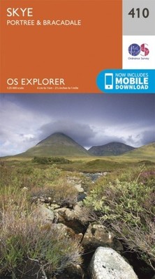 EXP 410 SKYE PORTREE & BRACADALE N/E by Ordnance Survey Map Self Help Business