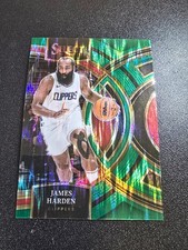 2023-24 Panini Select - Premier Level James Harden #137 Green Shock Prizm