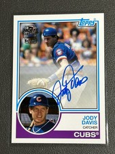 Jody Davis - 2019 Topps Archive On-Card Auto - Cubs FFA-JDA
