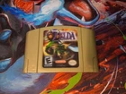 Zelda Majora’s Mask Nintendo 64 N64 Authentic Holographic Label Gold Cartridge