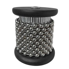 Cabasa Hand Shaker Musical Toy Rhythm Tool Portable Metal Beaded Chain Shaker