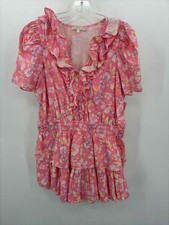 Pre-Owned LoveShackFancy Pink Size XXL Short Short Sleeve Dress