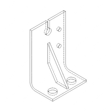 A12-21482-000 Parking Brake Cable Bracket Assembly for Freightliner - Picture 1 of 4