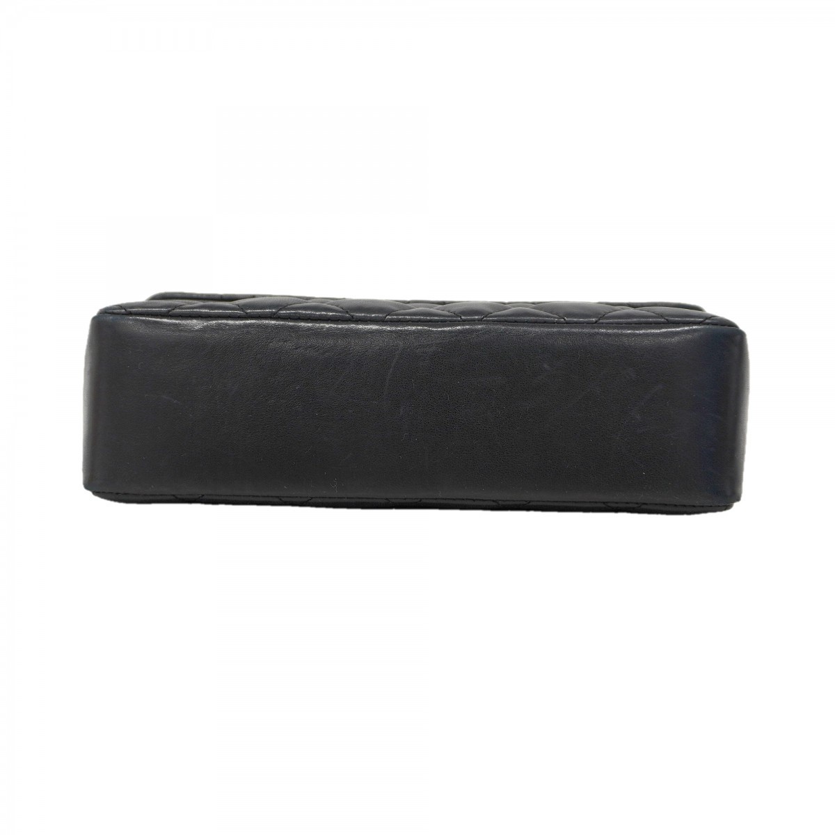 Auth [6ba1023] CHANEL Shoulder Bag Matrasse ChainShoulder Lambskin Black Gol... thumbnail 3