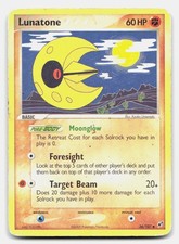 Lunatone 36/107 Uncommon Deoxys Pokemon DMG