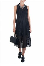 Women Pinko Dress Khaki Viscose S #CGAO