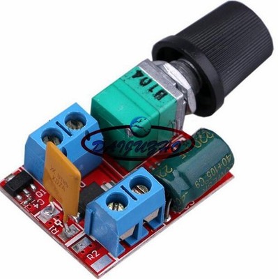 Control Switch Controller LED Dimmer Mini DC 3V-35V 5A Motor PWM Speed #as