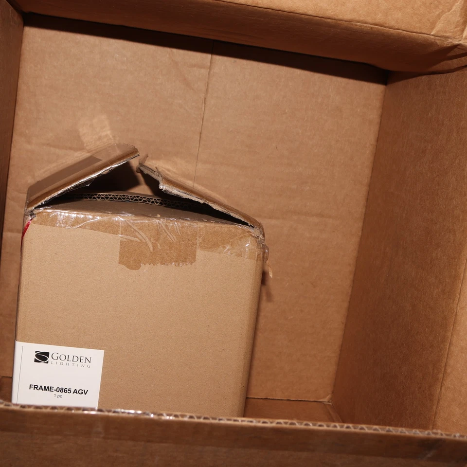 Luz colgante Golden Lighting Rust Kinsley acero galvanizado envejecido 0865-L AGV-RUST Foto 4 de 4